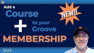 Next up: add a course to your groove membership!