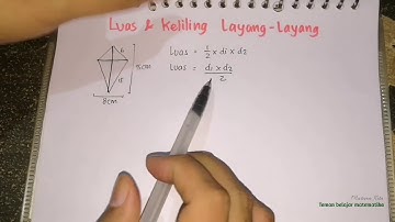 Luas dan Keliling Layang Layang | Matematika