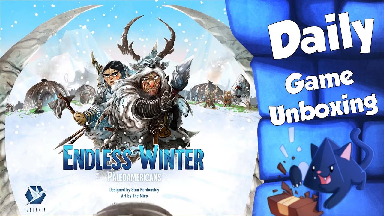 Endless Winter: Paleoamericans - Daily Game Unboxing