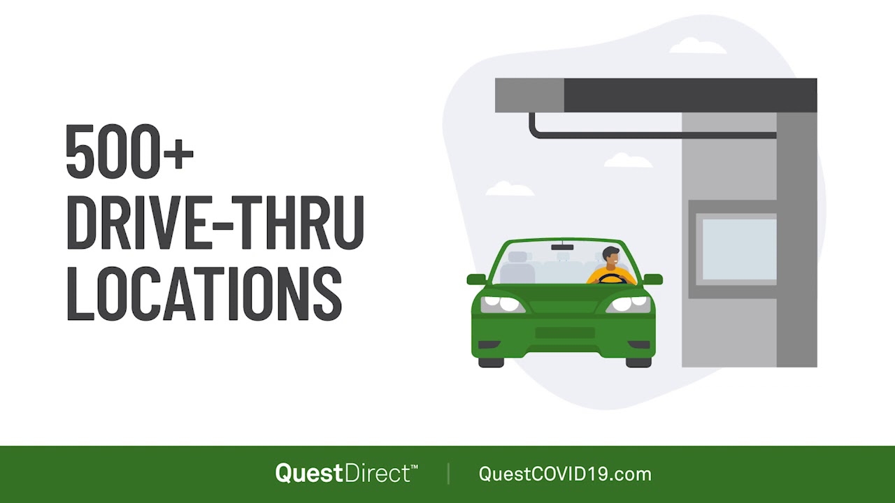 Quest COVID-19 Test with Drive-thru and At-home Options