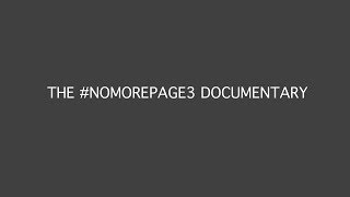The No More Page 3 Campaign at The University of Warwick