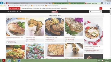 MasterCook Webinar: Clipping Recipes, Web Import Bar and MasterCook.com Accounts