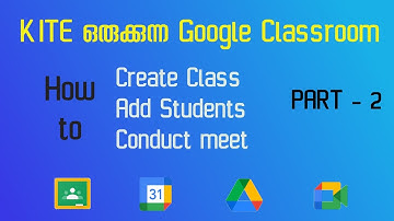KITE Google classroom  - Google workspace for Education in Kerala - Part 2