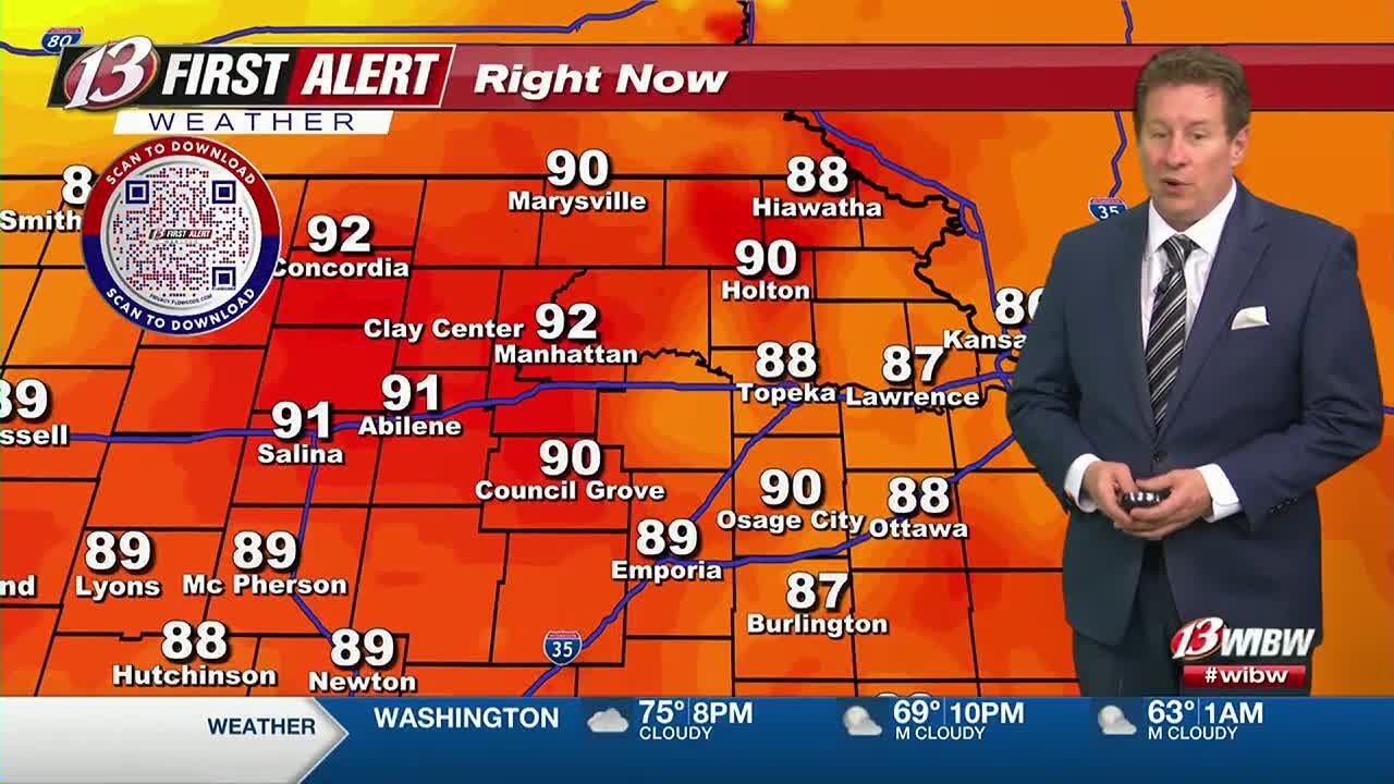 Still hot and dry heading into the weekend - YouTube