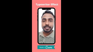 How to create typewriter effect in Canva mobile app - Canva Design  tutorial