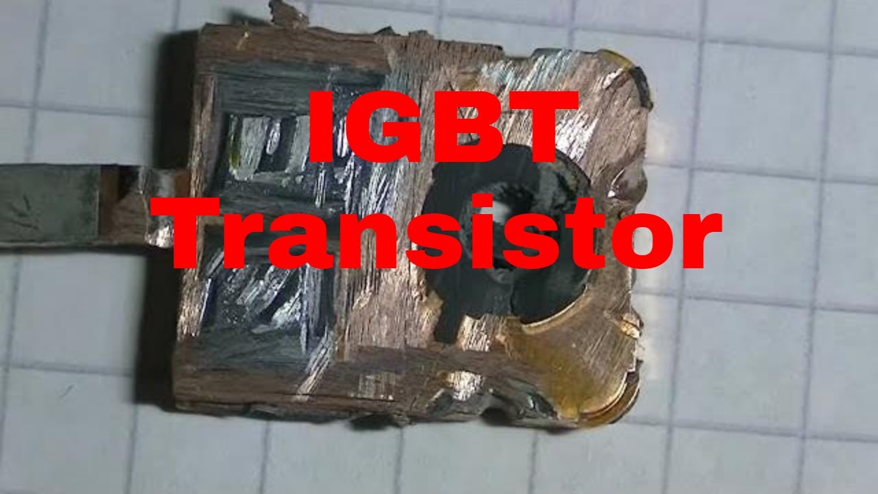 IGBT Transistor GP50B60PD1 mit 100 Watt testen und zerlegen eflose