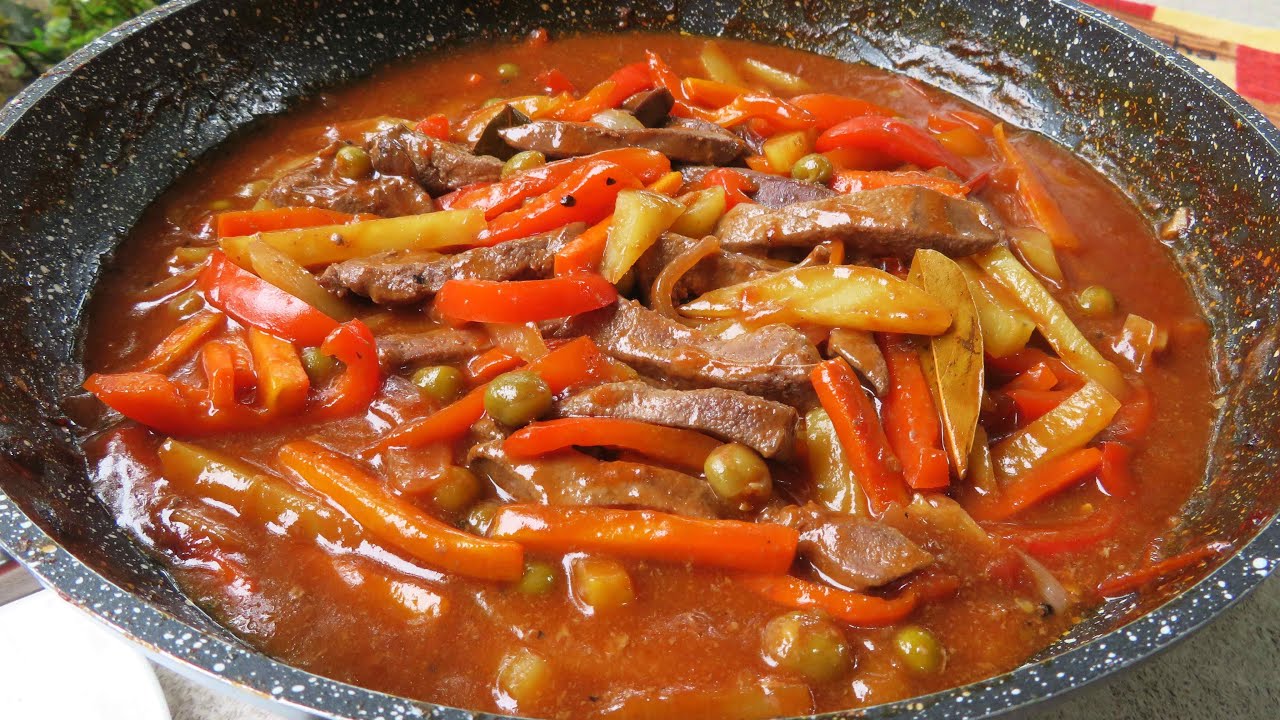 Pork Liver Afritada YouTube