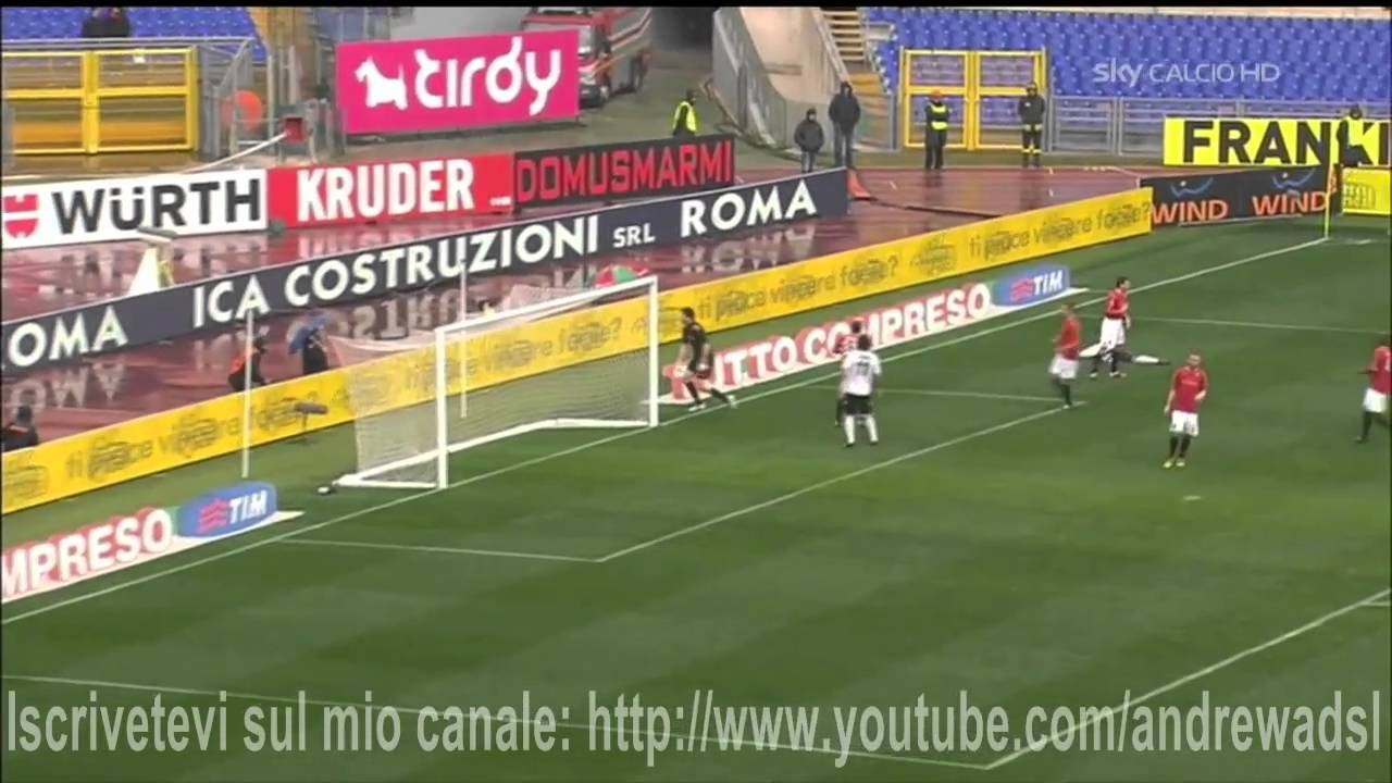 Roma Parma 2-2 Serie A (27-02-2011) - SKYHD.avi