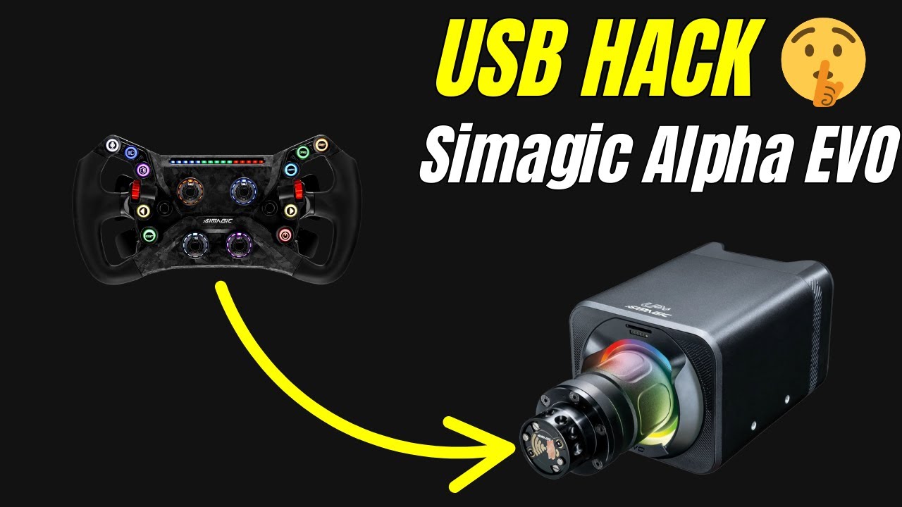 Connecter un volant Simagic en USB sur Alpha EVO - Simhub + Simpro Manager