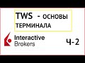 Interactive Brokers. Основы TWS. Ч2