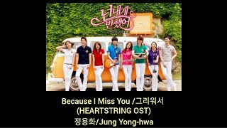 Because I Miss You /그리워서 (HEARTSTRING OST) - 정용화/Jung Yong-hwa (Terjemahan Indonesia)