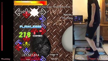 DDR/StepMania - Black Rose Garden - What Will Come of Me - Expert Sightread
