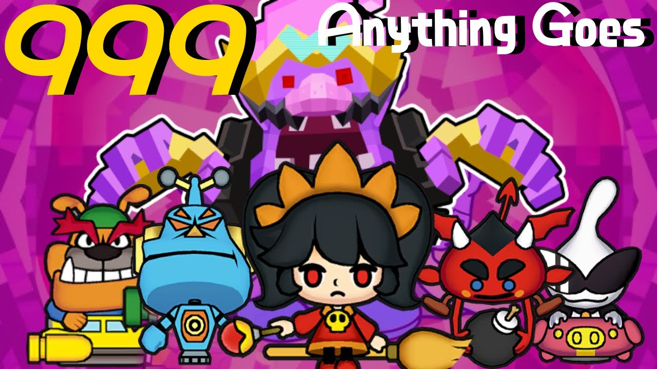 WarioWare: Get It Together! - Anything Goes - Limited Crew - Score: 999 (Tied WR)