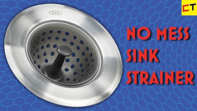 OXO Silicone Sink Strainer, Easy Cleaning And Disposing 