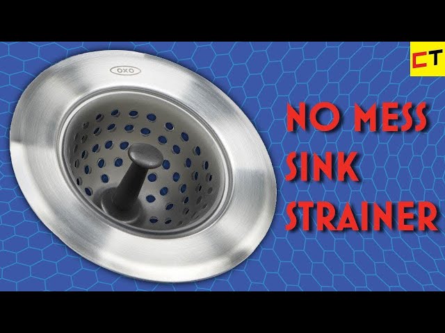 OXO 2-in-1 Silicone Sink Strainer with Stopper