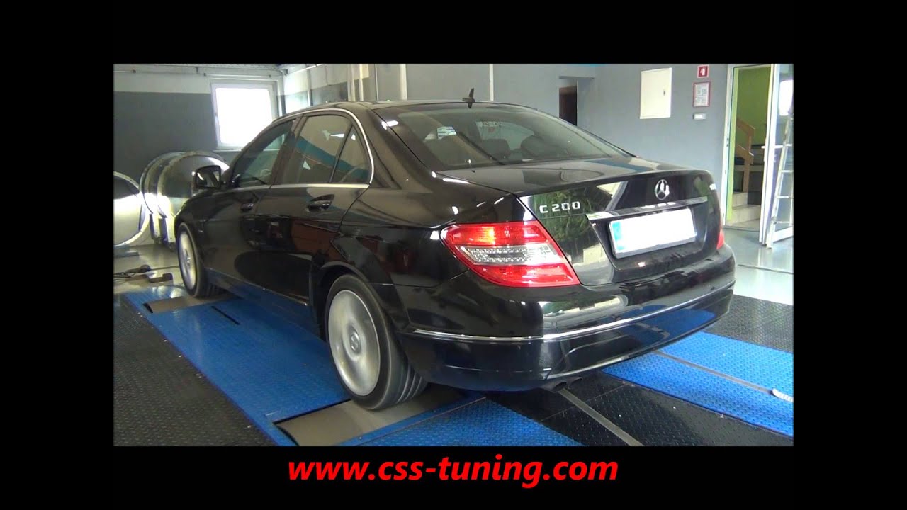 CSS Performance Mercedes Benz C 200 CDI 136 HP - YouTube