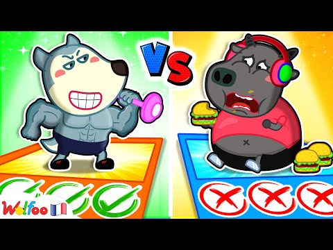 Alimentation Saine vs Malbouffe - Wolfoo Apprend Des Habitudes Saines 🎉 Collection D'épisodes