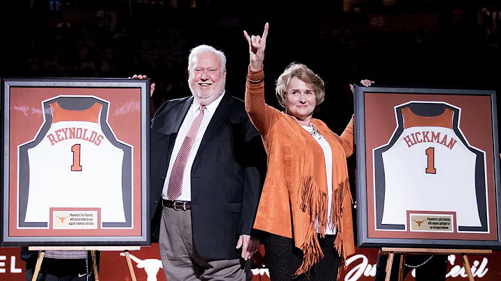 Julia Hickman and Cecil Reynolds Pre-Game Recognit...