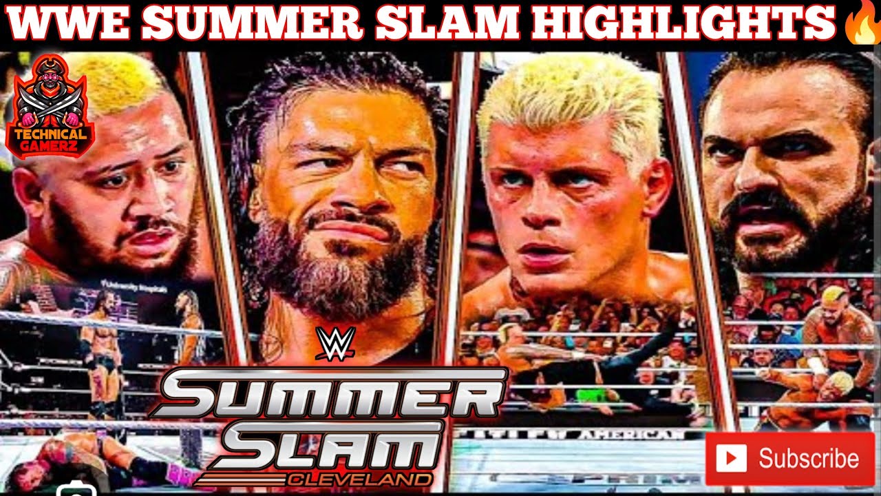 WWE Summer Slam 2024 Full Highlights