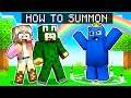 How to Summon Blue from Rainbow Friends in Minecraft!