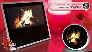 Best Skills for Alexa: Ambient Fireplace on Echo Show and Echo Spot