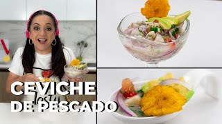 CEVICHE DE PESCADO fresco, delicioso y muy tradicional!