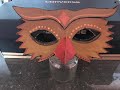 Como hacer una máscara de buho