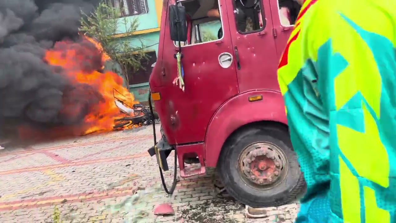 Jhapa Damak nagarpalika # in Gen z protest destroyed all things by public black day 82/5/24