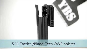 Blade-Tech 5.11 Tactical OWB Holster Revolution with Tek-Lok.