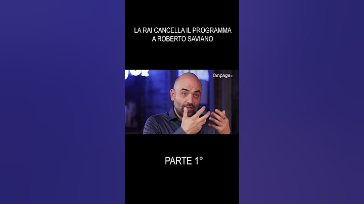 La Rai cancella il programma a Roberto Saviano #1    #foryou #perte #rai #yt #youtubeshortsvideo