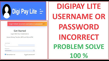 Digipay Lite Username or Password incorrect problem solve 100% | Digipay Lite #csc #cscvle #cscnews