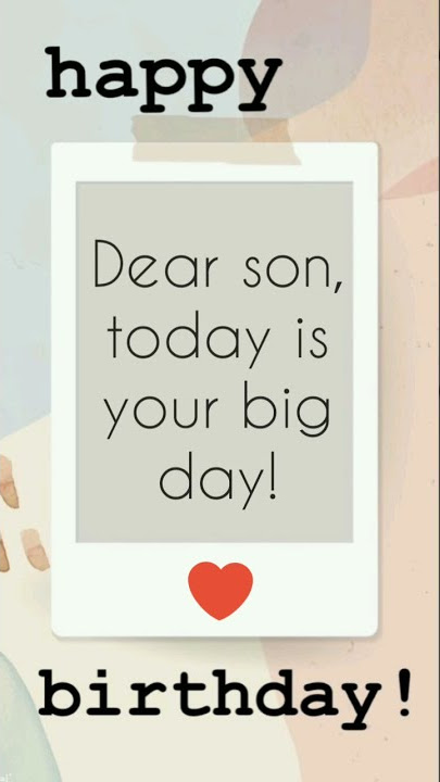 Heart touching birthday wishes for son!! #happybirthday #sonbirthdaywishes #shorts