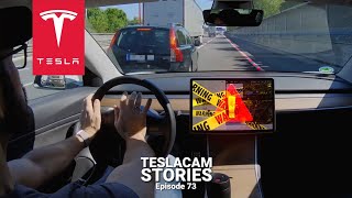 TESLA AUTOPILOT CRASHES & SAVES | TESLACAM STORIES #73