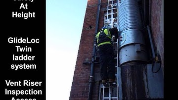 Twin Ladder Extraction Vent Riser Inspection Access