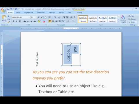 Video: Kako Rotirati Tekst U Wordu