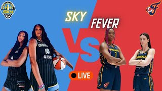 Chicago Sky vs Indiana Fever live play-by-play with Quita and momma