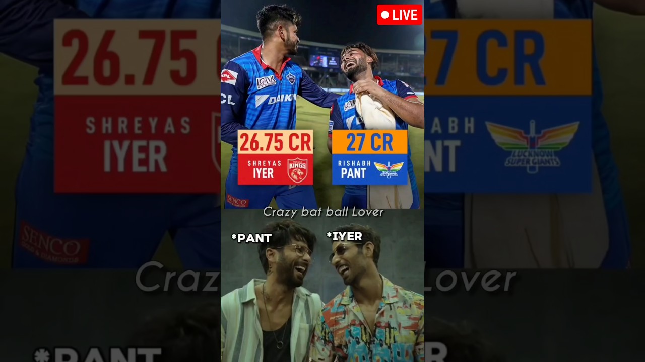 IPL auction 2025 | Rishabh Pant | Shreyas Iyer