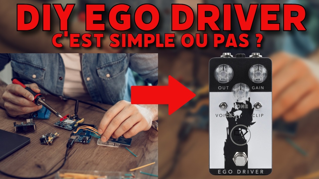 Une pédale à monter soi-même - EGO DRIVER - Anasounds