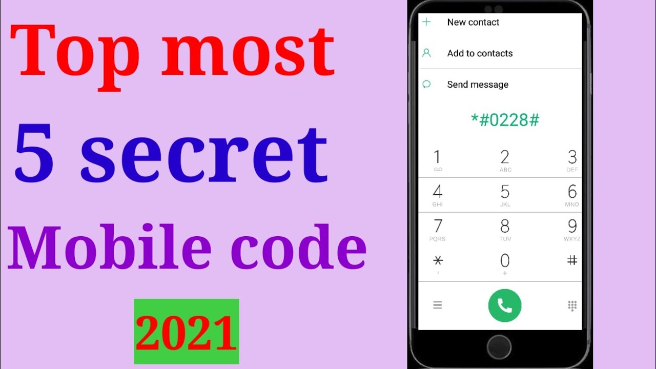 Top 5 secret mobile code|| mobile hidden secret code 2021 in hindi ||khufiya trick and trips