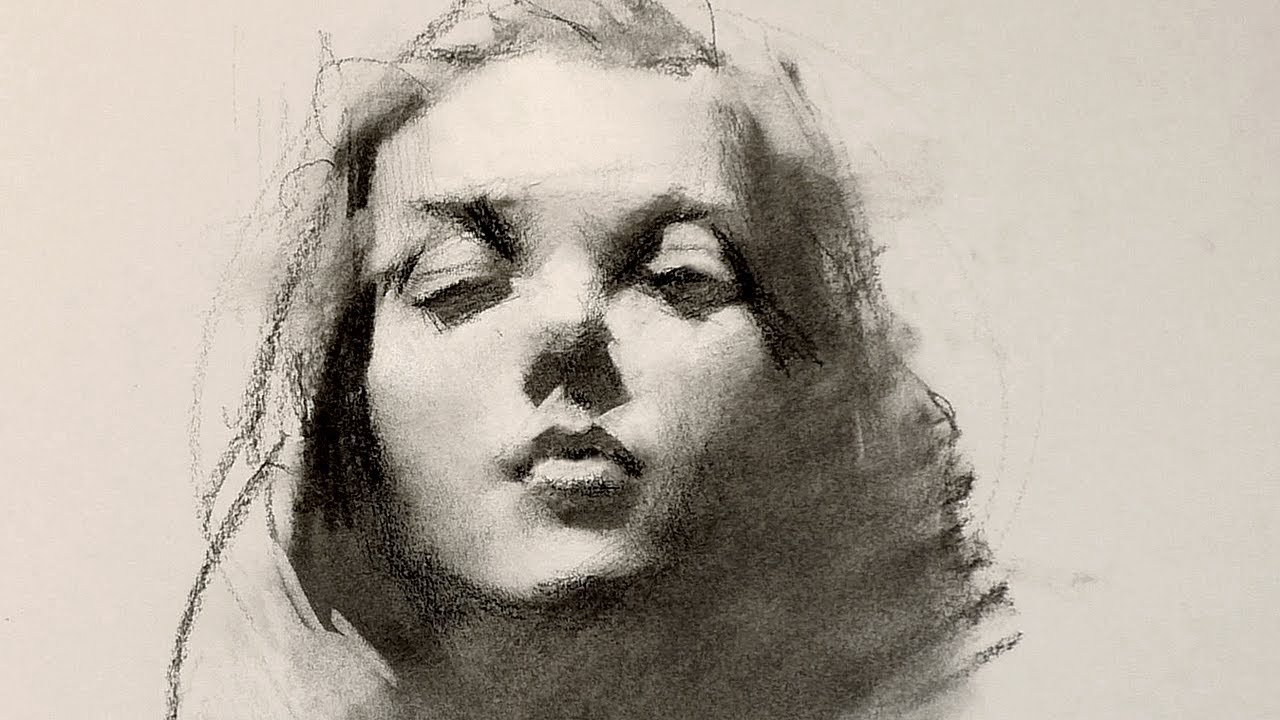 How I sketch a portrait  Fast sketching techniques  tips  YouTube