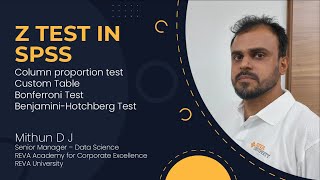 Z test in SPSS | Column Proportion Test | Custom Table| Bonferroni Test | Benjamini-Hotchberg Test