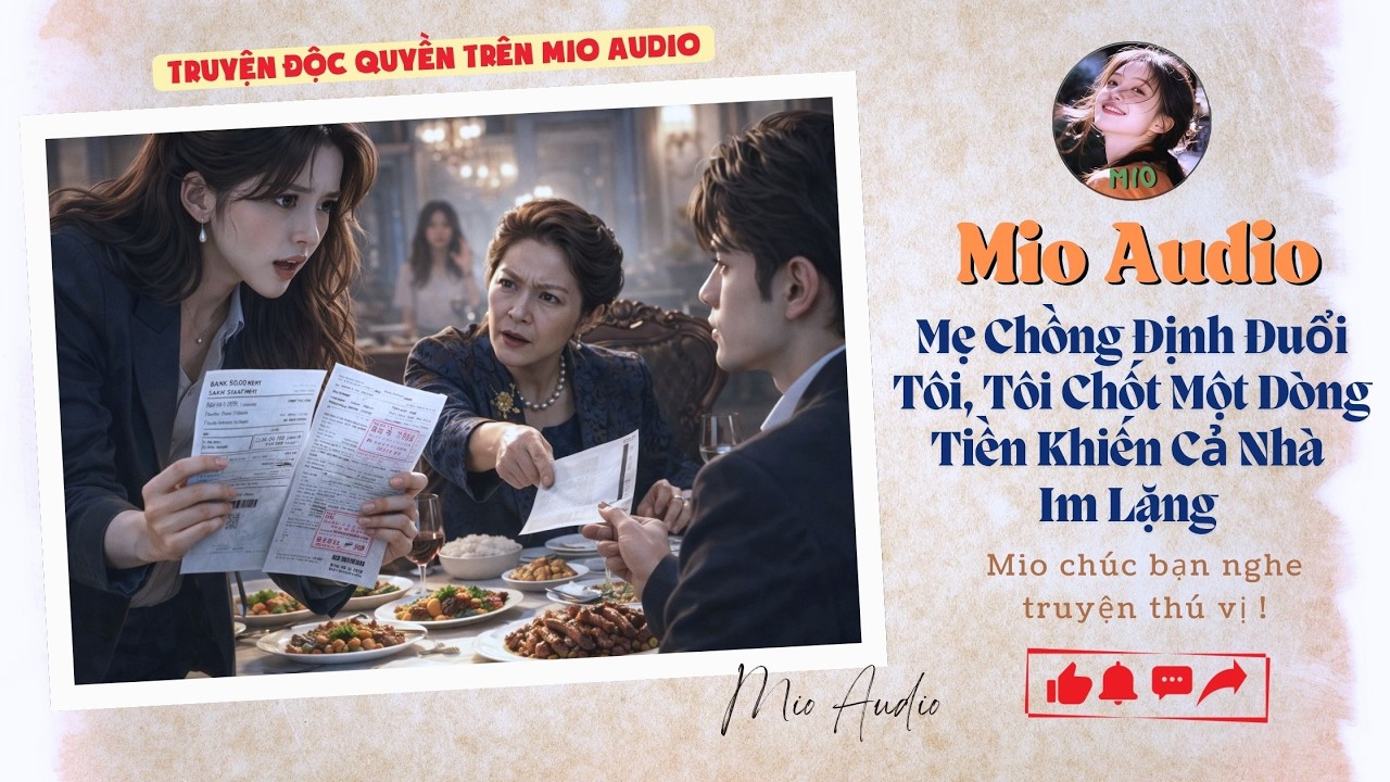 Mẹ Chồng Định Đuổi Tôi, Tôi Chốt Một Dòng Tiền Khiến Cả Nhà Im Lặng | Mio Audio