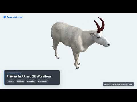 Goat (3D animation model) video preview