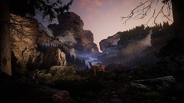 Creating a quick Unreal Engine 4 Mountain Valley Scene