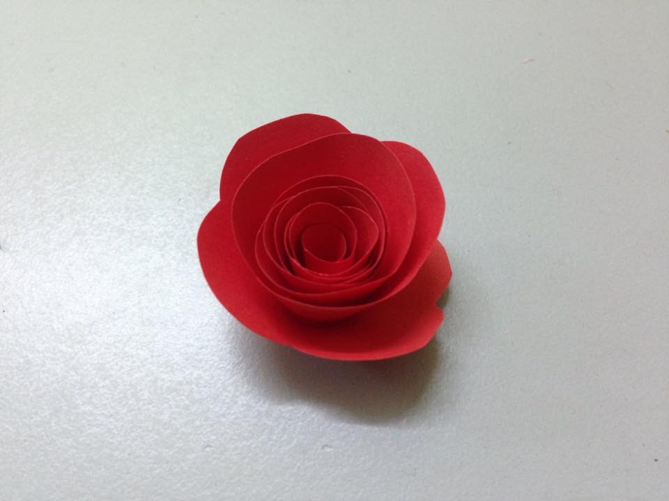 How to make small rose paper flower | Easy origami flowers for beginners making | DIY-Paper Crafts