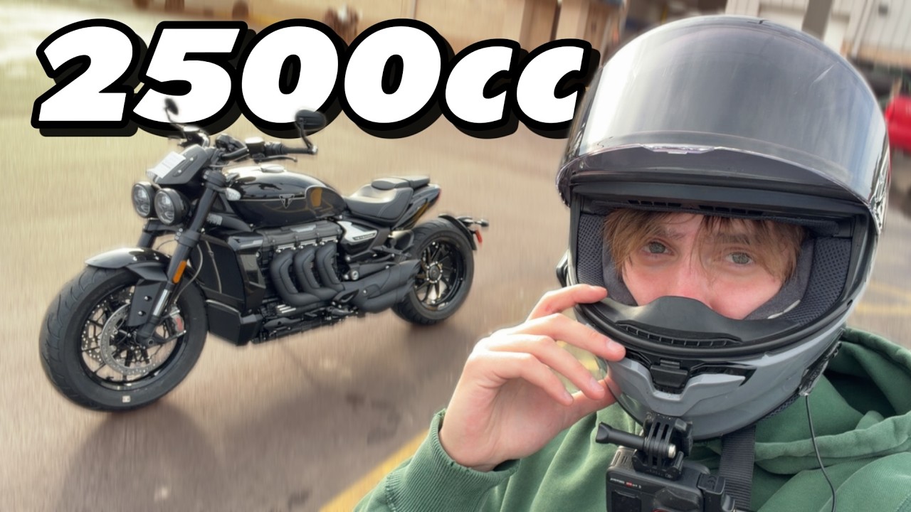 Taking Delivery of my TRIUMPH ROCKET 3