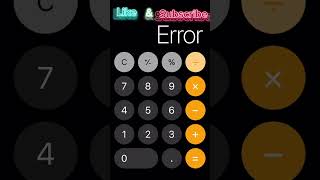 Any Number Multipled By 0 Error On The Mobile Version Of Th Calculator