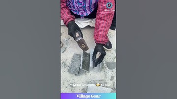 SATISFYING Stone Split! ✨ This Ancient Skill is Hypnotic! #satisfying #stone #asmr #craft #viral