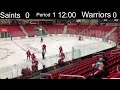 Saints vs Waterloo Varsity 12/15