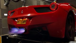 Ferrari 458 Stage 2 Tune w/ Full Ipe Titanium Set Up - Shooting Flames @ GAD Tuning